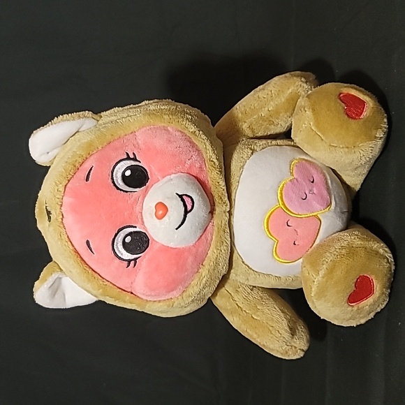 Care Bears Unlock Magic Love Alot Brown Pink Squirrel Suit Plush 12” - Picture 1 of 14
